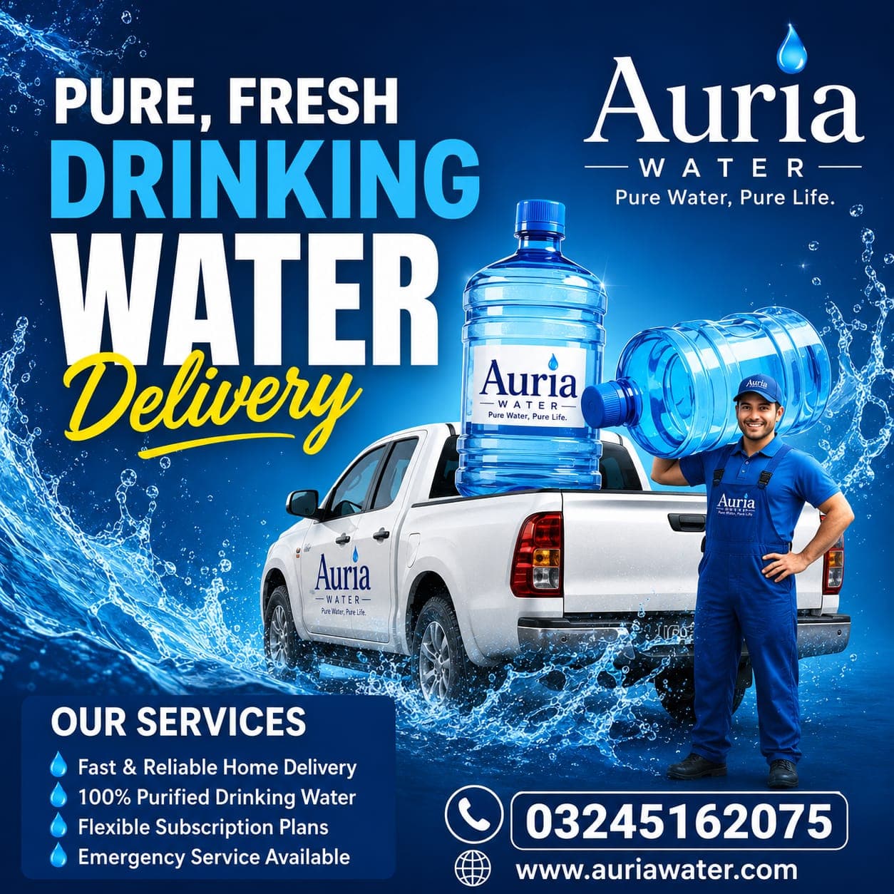 Auria 19L bottle